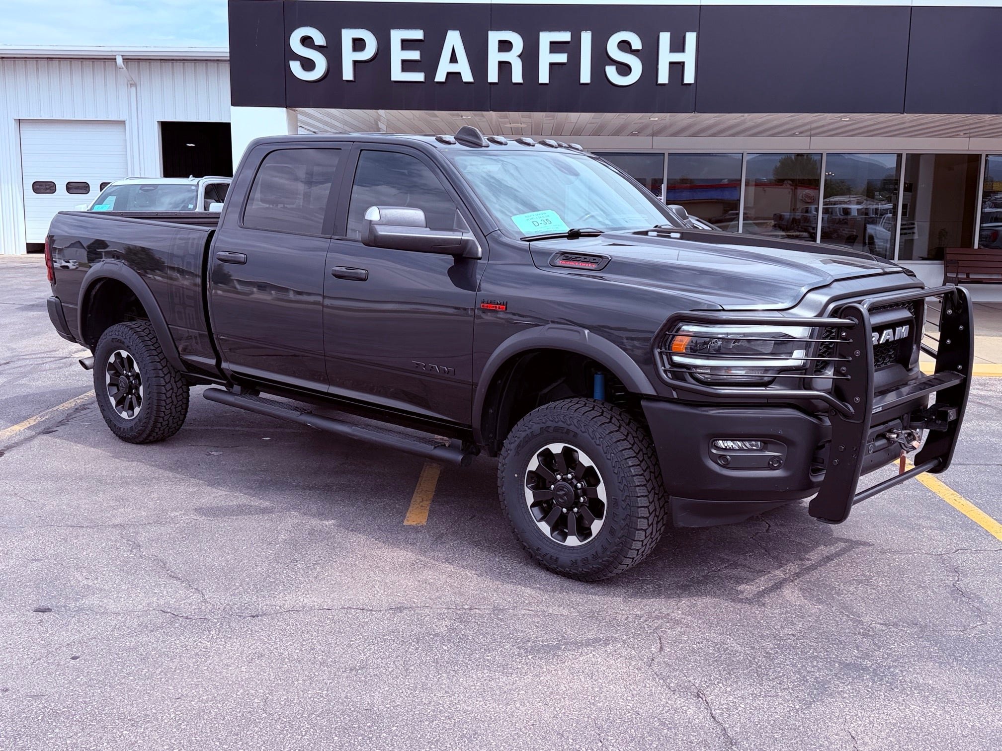 2021 RAM 2500 Power Wagon Crew Cab 4x4 6'4" Box in Gray — front three-quarter view