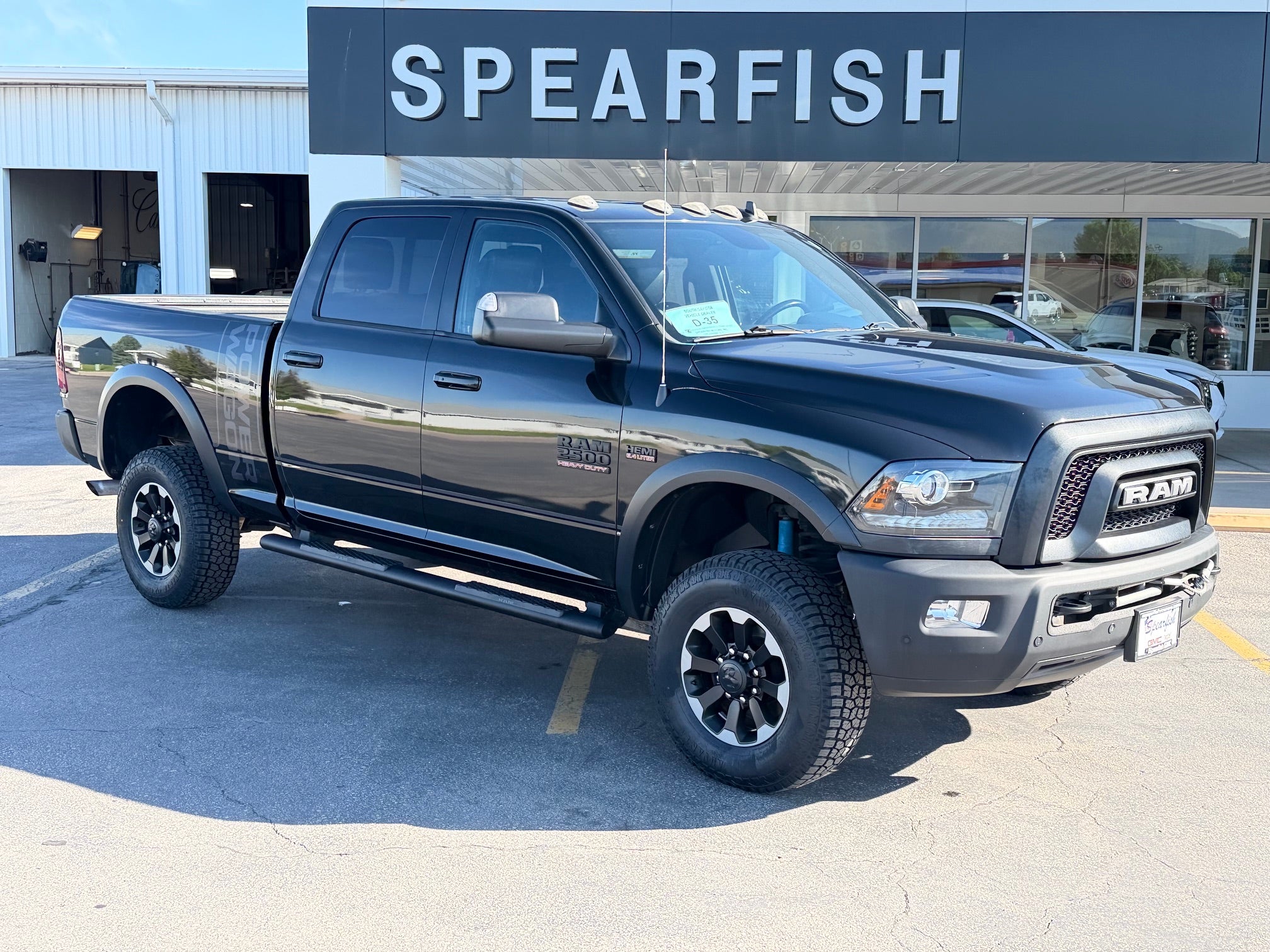 2018 RAM 2500 Power Wagon 4x4 Crew Cab 6'4" Box in Black — front three-quarter view
