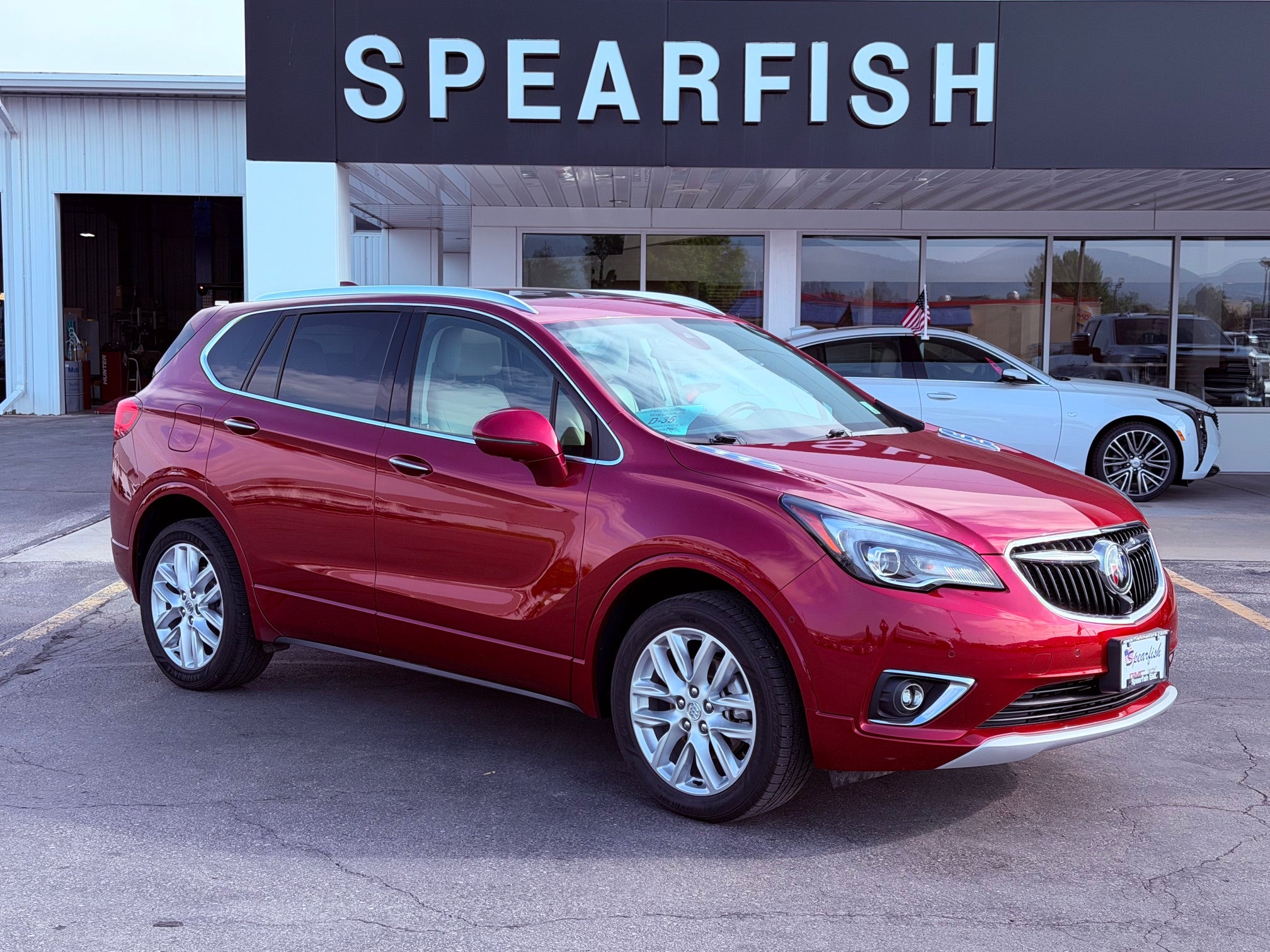 2020 Buick Envision AWD 4dr Premium II in Chili Red Metallic — front three-quarter view